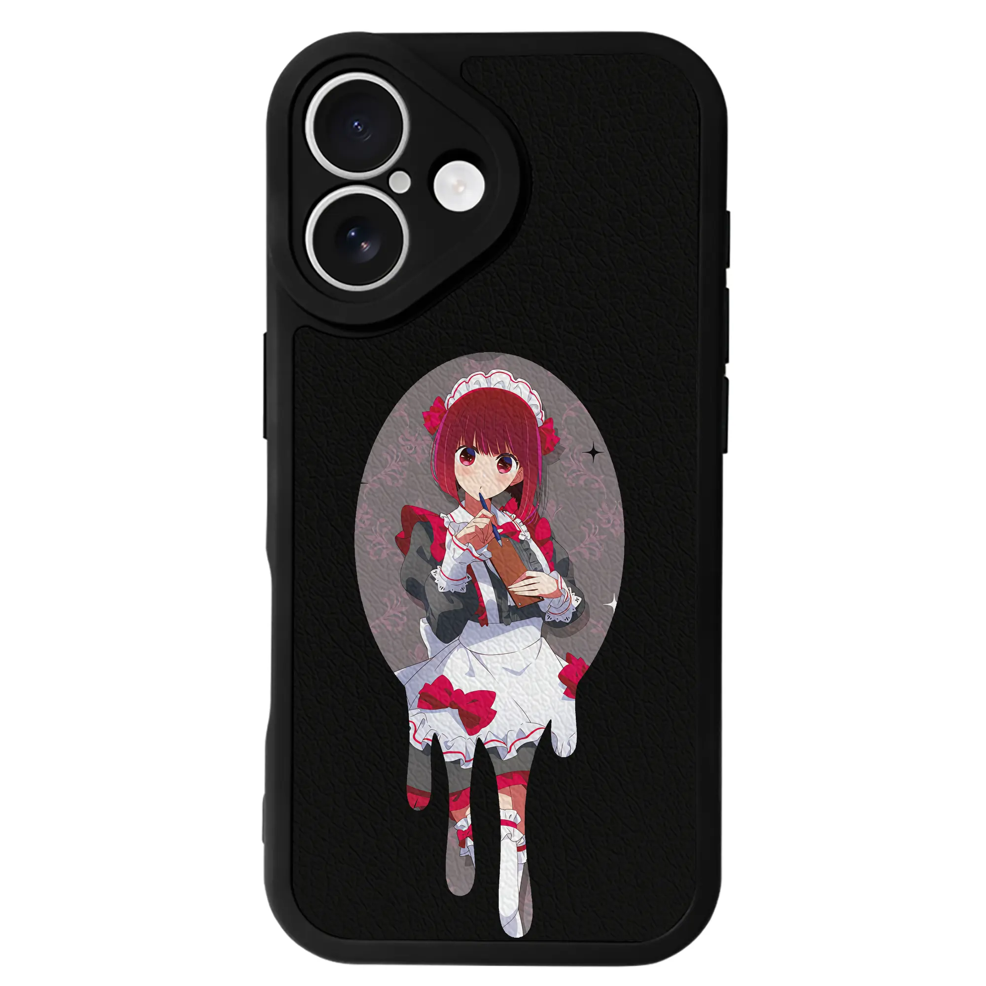 推しの子 グッズ,有馬かな - IPhone 16シリーズ対応 ・ シリコンスマホケース ・ レザー調 ・ 高精度フィット ・ 耐衝撃 ・ ワイヤレス充電対応 ・ 精密カット